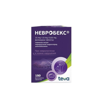 Невробекс - при неврити, невралгии, дерматити, 150 таблетки