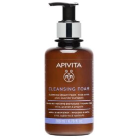 Apivita Cleansing Foam Почистваща пяна за лице и околоочен контур за всеки тип кожа x 200мл АПИВИТА