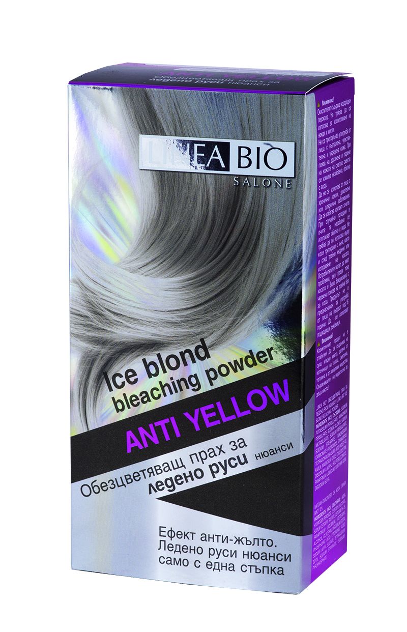 LINEA BIO Пудра срещу жълти оттенъци ice blond, 30 гр.