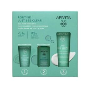 Apivita Just Bee Clear Комплект за лице срещу несъвършенства ефективна грижа за чиста и здрава кожа