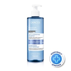Vichy Dercos Mineral Soft Мек и укрепващ шампоан 400 ml