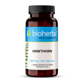 Bioherba ГЛОГ/ HAWTHORN, 100 капсули, 250мг