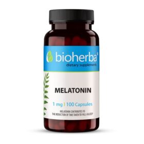 Bioherba МЕЛАТОНИН/ MELATONIN, 100 капсули, 1мг