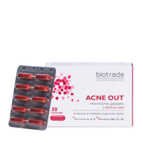 Biotrade Acne Out хранителна добавка х 30 капсули Акне Аут БИОТРЕЙД