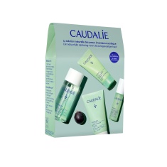 Caudalie Vinopure Серум 10 ml + Почистващ Гел 30 ml + Почистващ Тоник 50 ml + Хидратиращ Флуид 15 ml