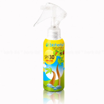 Слънцезащитно олио за лице и тяло SPF 30, Bioherba, 150 мл