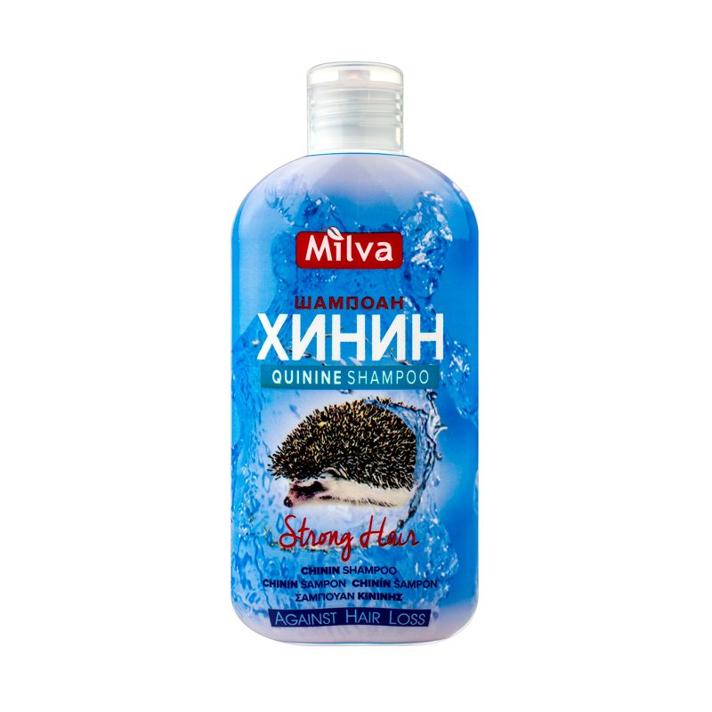 MILVA Шампоан за коса с хинин за стимулиране на растежа, 200 мл.