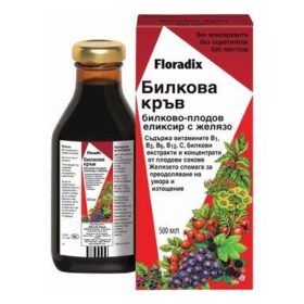 Floradix Билкова кръв сироп 500 мл ФЛОРАДИКС