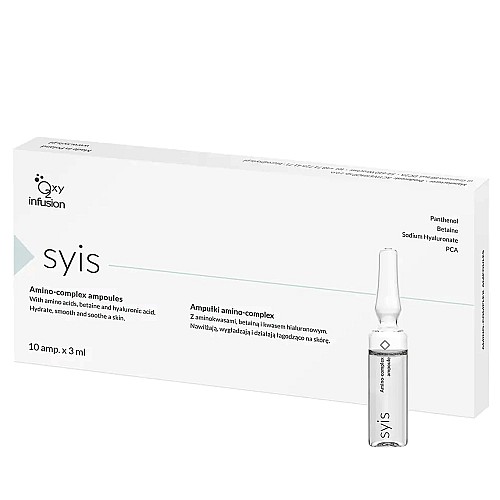Syis Pro Ампули за интензивна хидратация за лице Syis Amino-Complex Ampoule 10x3ml