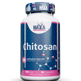Haya Labs Chitosan Хитозан 500 мг. 90 капс.за балансирано тегло и холестерол Хая Лабс