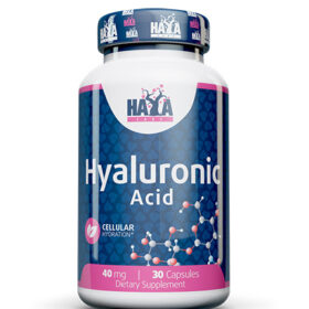 Haya Labs Hyaluronic Acid 40mg/30 таб. Хиалуроновата киселина Хая Лабс