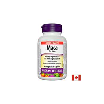 Maca for Men/ Мака за мъже х 60 капсули Webber Naturals