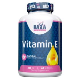 HAYA LABS Vitamin E Mixed Tocopherols 400 IU / 60 Softgels ВИТАМИН Е-ХАЯ ЛАБС