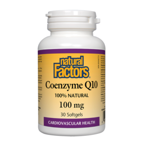 Natural Factors Coenzyme Q10 – Коензим Q10 100 mg, 30 софтгел капсули