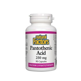 Natural Factors Pantothenic Acid Витамин В5 250 мг х 90 капсули Пантотенова киселина