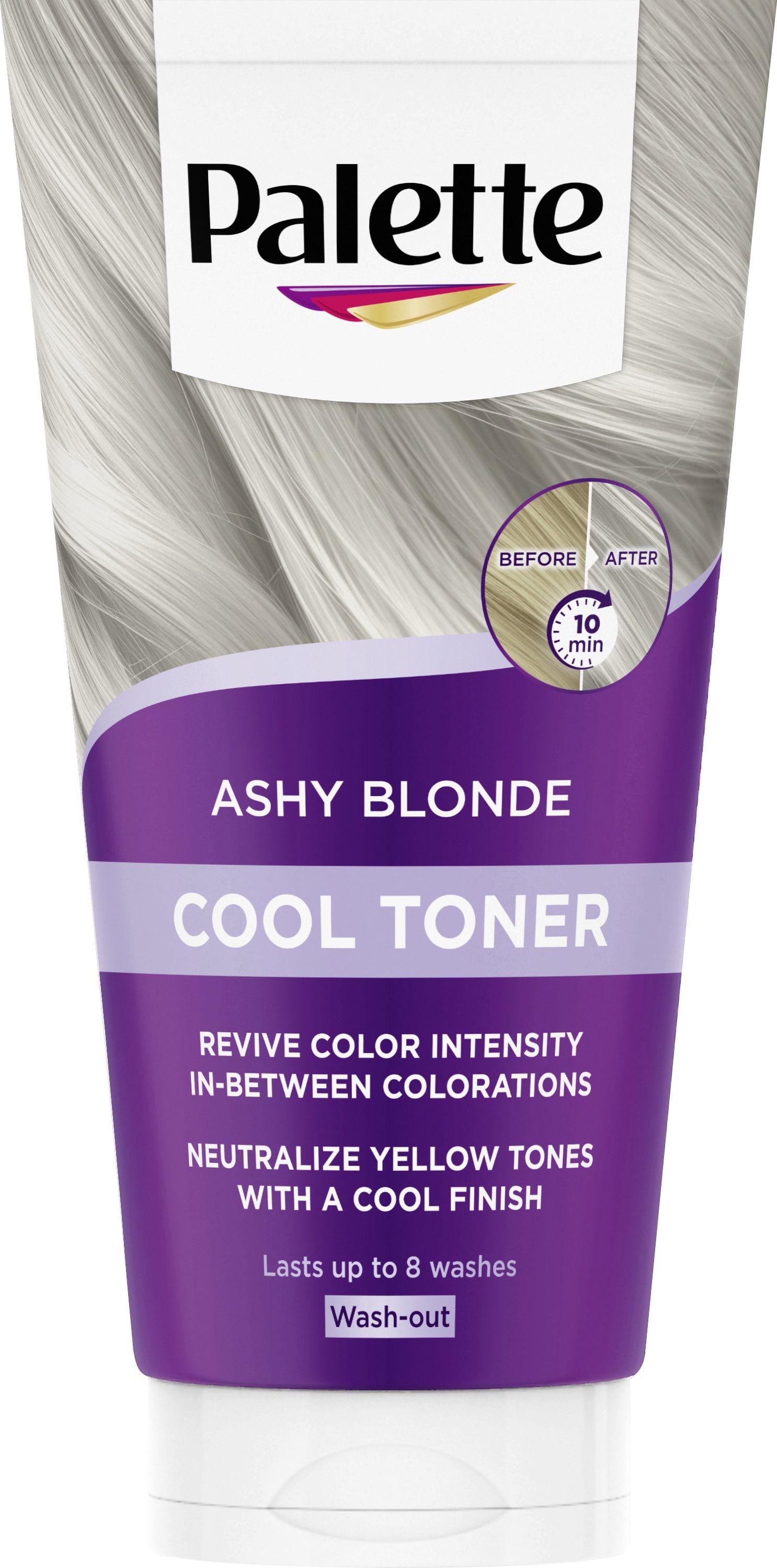PALETTE ASHY BLONDE Тонер за пепеляв ефект на руса коса