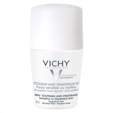Vichy Рол-он дезодорант против изпотяване 48ч. без парфюм 50 мл