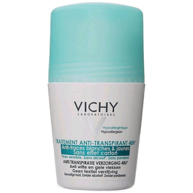 Vichy Дезодорант против изпотяване без бели следи 48ч 50мл