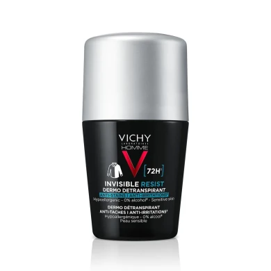Vichy HOMME ДЕЗОДОРАНТ рол-он п/в петна и раздразнения 72ч.50мл.