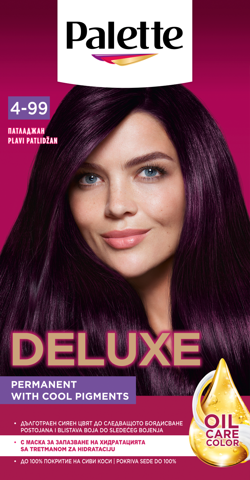 PALETTE DELUXE Боя за коса 4-99 (880) Aubergine