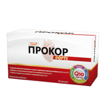 SUN WAVE PHARMA ПРОКОР ФОРТЕ Q10 300МГ КАПС. X 30