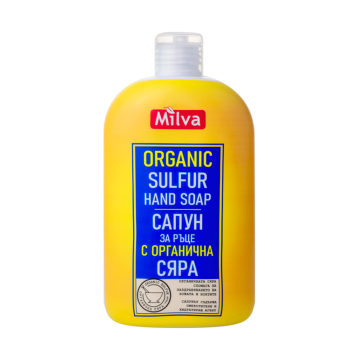 Течен сапун с органична сяра, Milva, 300 мл