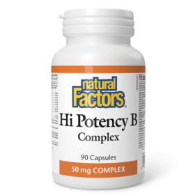 Natural Factors Витамин В комплекс Hi Potency, 50 mg 90 КАПС