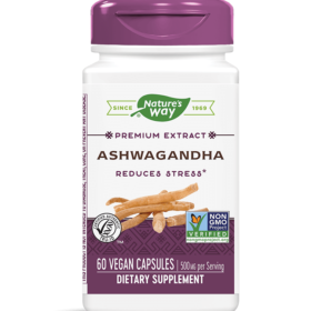Nature’s Way Ashwagandha Ашваганда при стрес, напрежение и умора 500 мг х 60 капсули