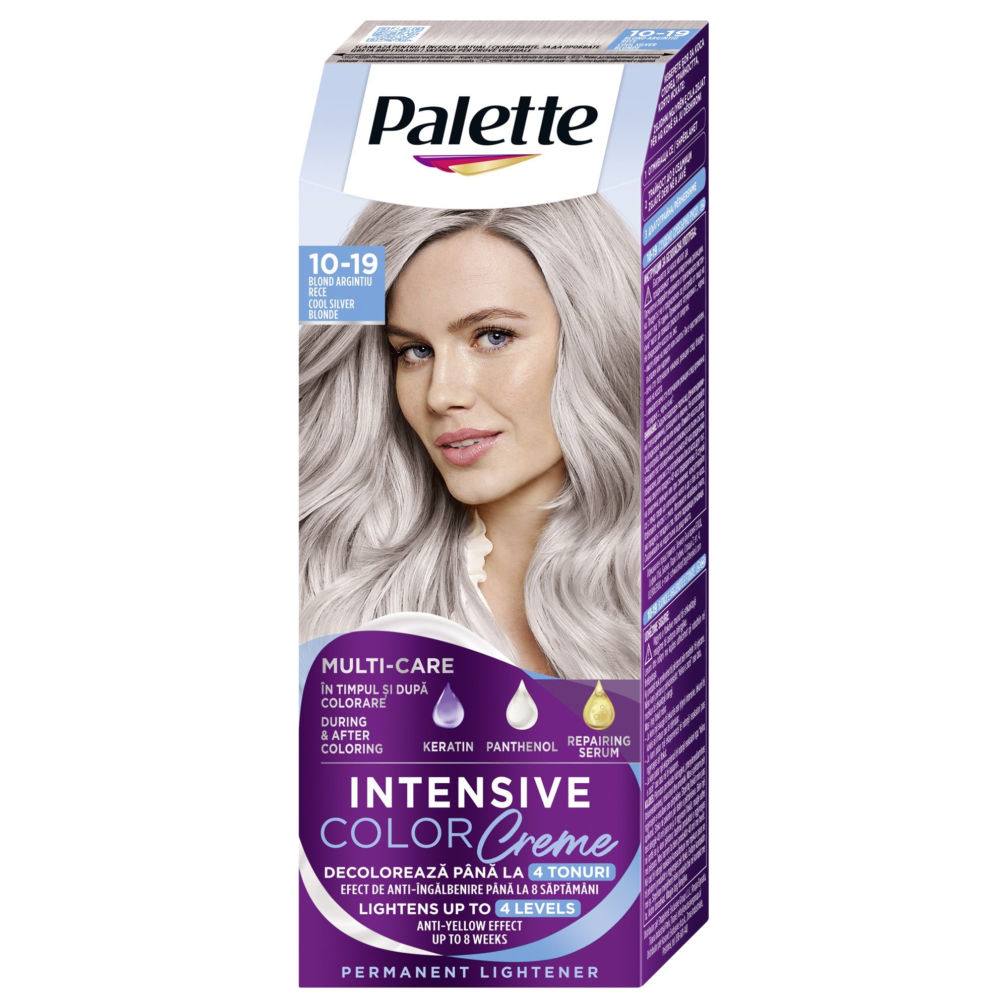 PALETTE INTENSIVE COLOR CREME Боя за коса 10-19 Cool Silver Blond