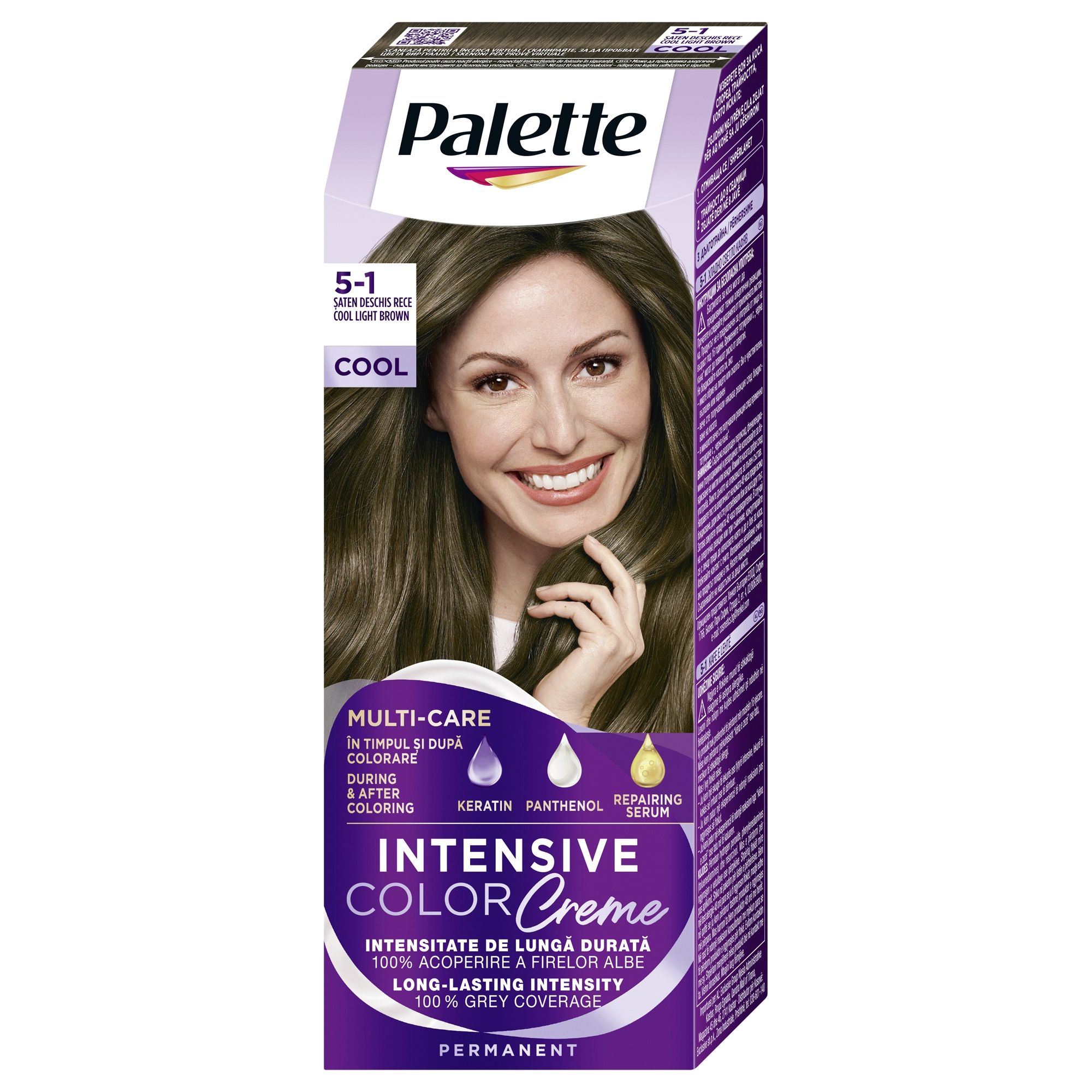 PALETTE INTENSIVE COLOR CREME Боя за коса 5-1 Cool Light Brown