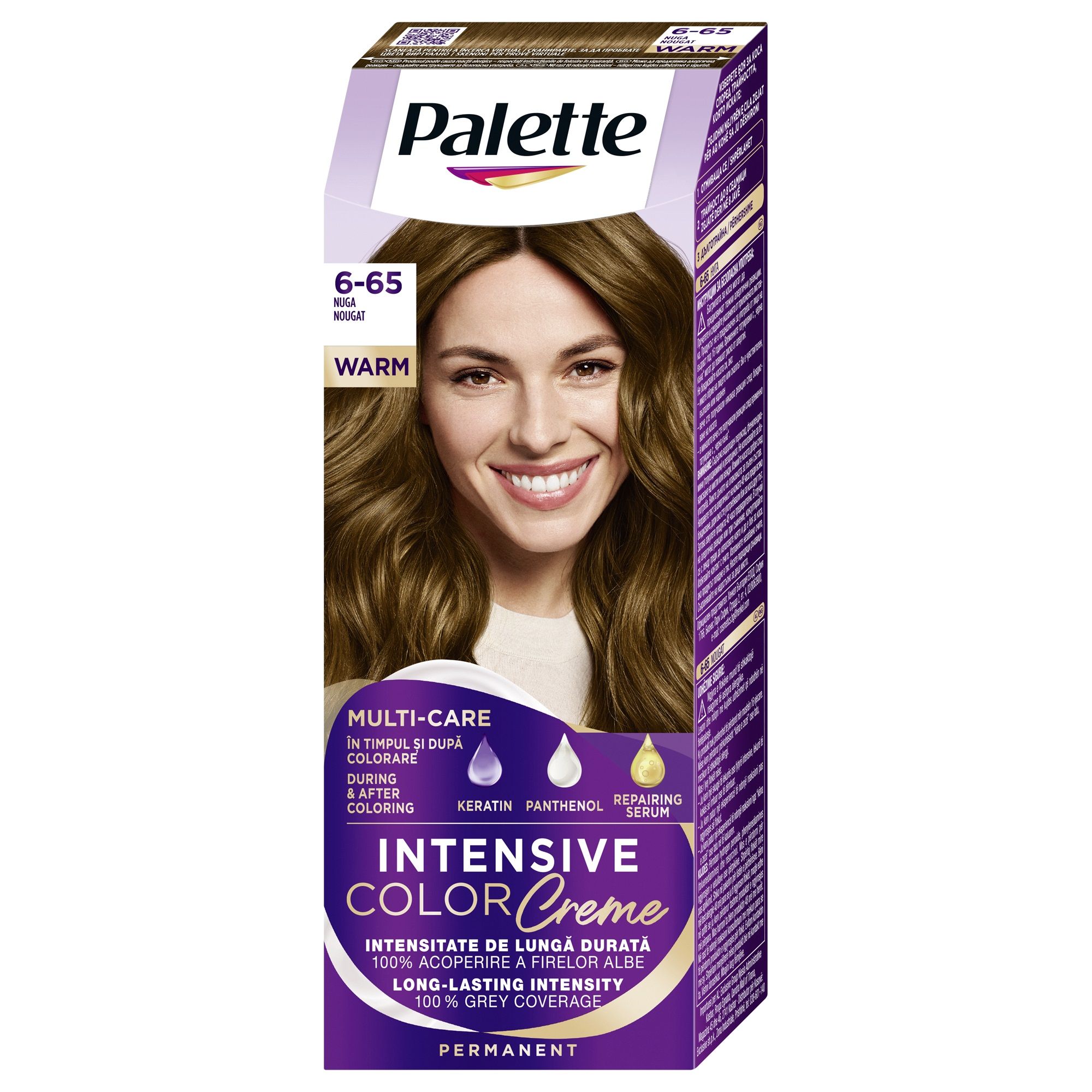 PALETTE INTENSIVE COLOR CREME Боя за коса 6-65 (W5) Nougat