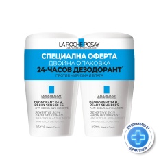La Roche-Posay 24-часов Дезодорант против миризма 2 х50 ml