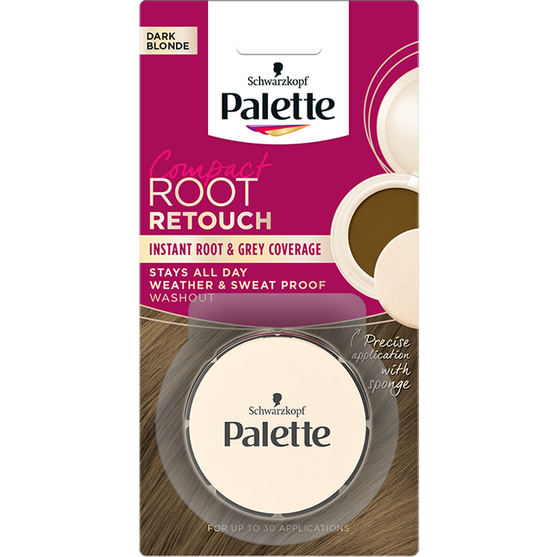 PALETTE Kомпактен ретуш за корени Dark blonde 7-0
