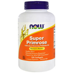 NOW Super Primrose Oil Масло Вечерна Иглика 1300 мг х 120 дражета