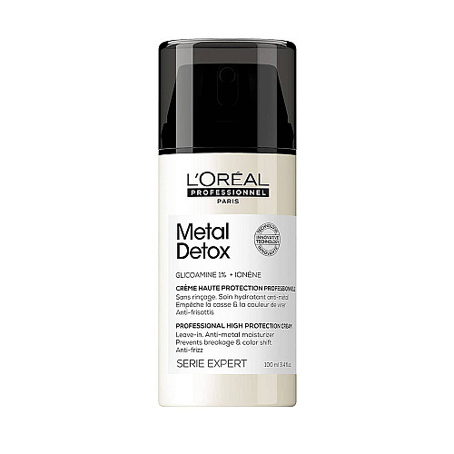 Loreal Professionnel Термозащитен крем Loreal Professionel Metal Detox High Protection Cream 100ml