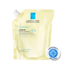 La Roche-Posay Lipikar Huile Lavante AP+ Измиващо олио за лице и тяло Refill, EKO ОПАКОВКА, 400 ml