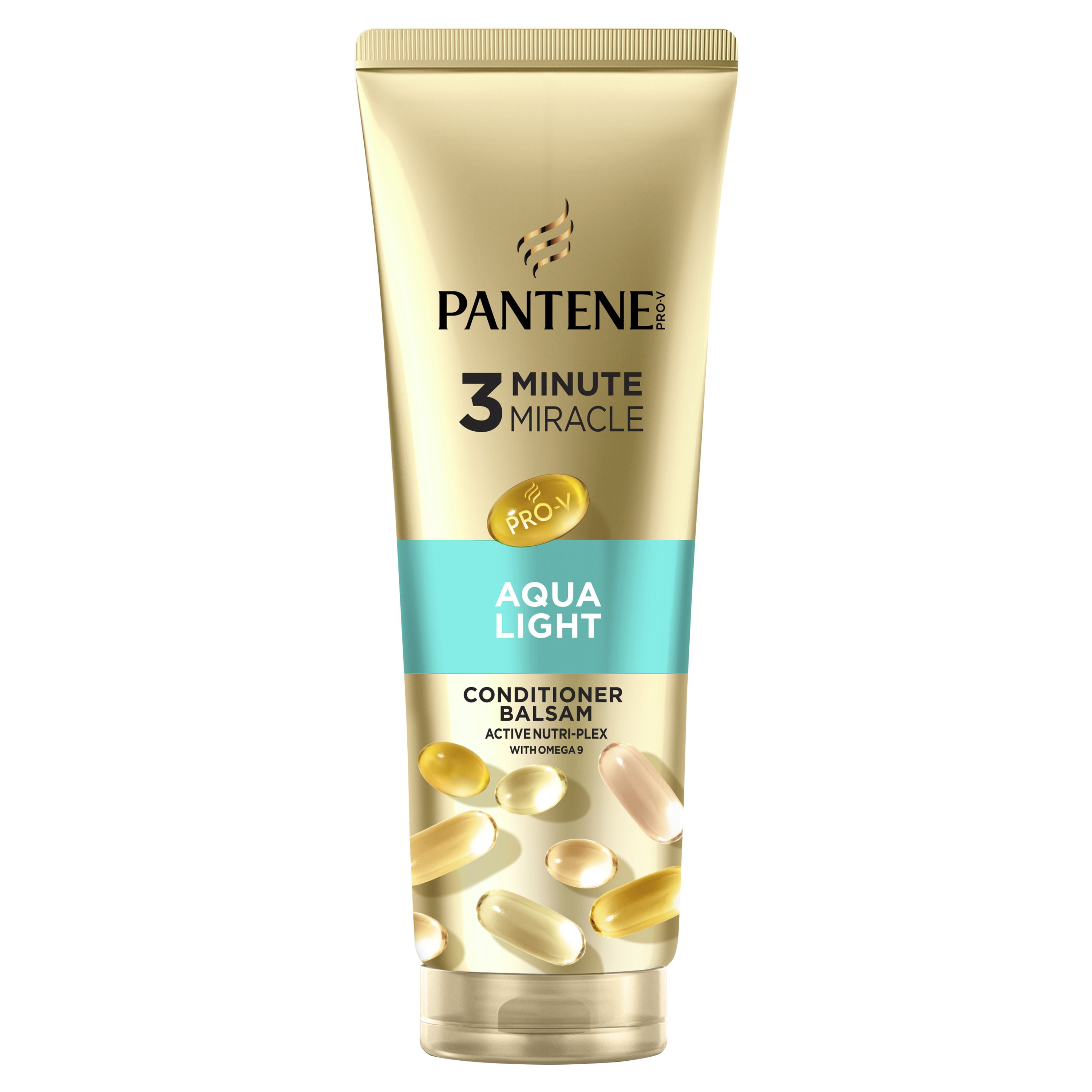 PANTENE Pro-V Aqualight 3 Minute Miracle Балсам за фина коса, 220 ml