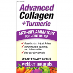 Webber Naturals Колаген + Turmeric Колаген + Куркума х30 мини каплети