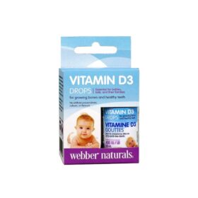 Wеbber Naturals VITAMIN D3 Drops 400IU ВИТАМИН Д3 капки 500дози