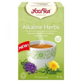 Yogi Tea Alkaline Herbs Аюрведичен чай с алкални билки, х17 пакетчета