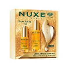 Nuxe Подаръчен комплект Super Serum Концентрат 30 ml + Околоочен 15 ml + Масажор