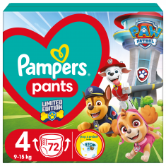 Pampers гащи Пес Патрул 4 х72 броя