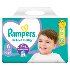 Pampers Active Baby Mega Box пелени 6 XL х96 броя