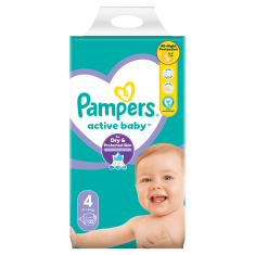 Pampers Active Baby Mega Box пелени 4 Макси х132 броя