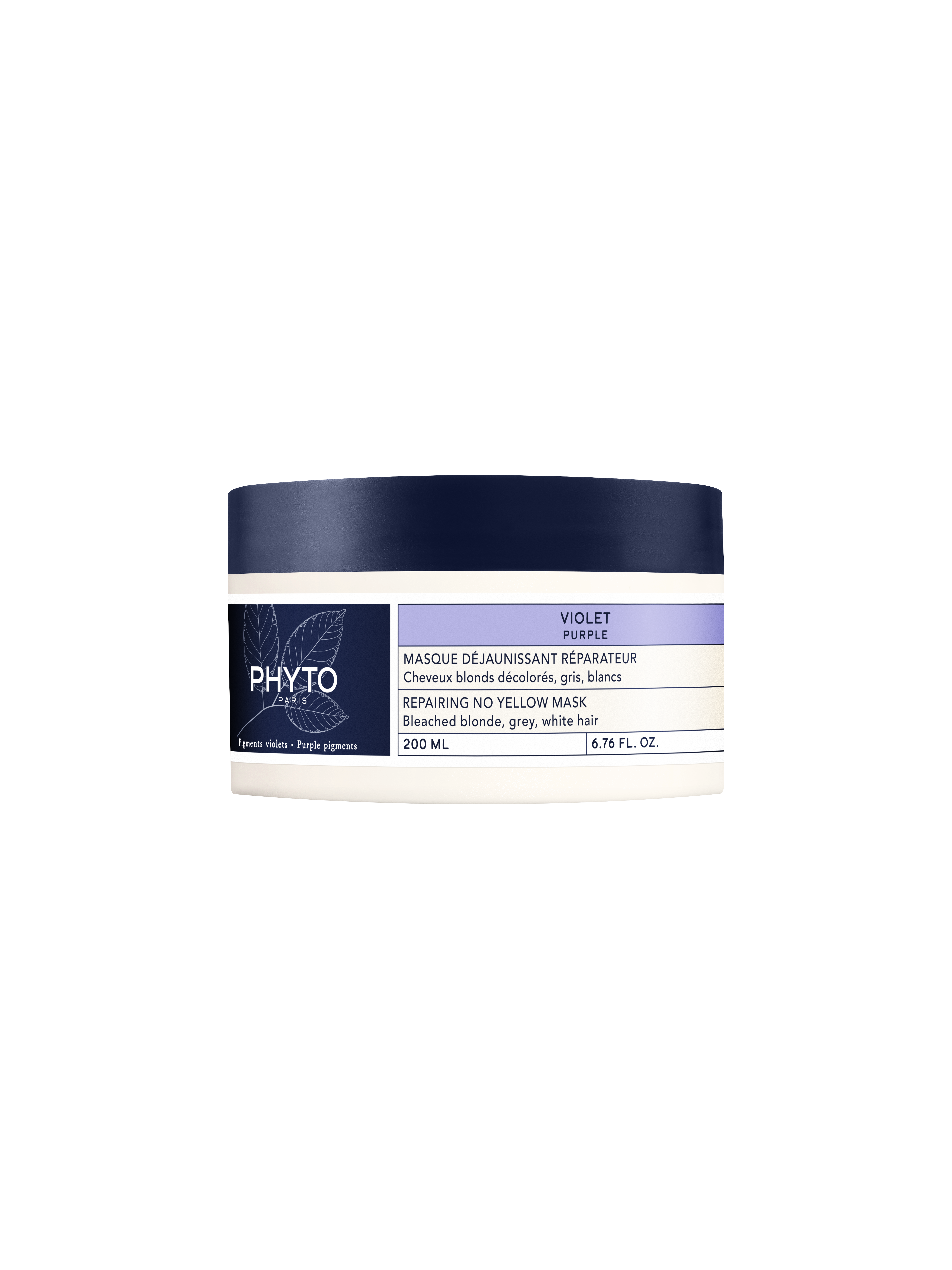 PHYTO COLOR PURPLE REPAIRING NO YELLOW MASK Маска за неутрализиране на жълти отенъци, 200мл.