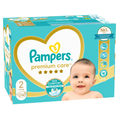 Pampers Premium Care Mega Box пелени 2 Мини х136 броя