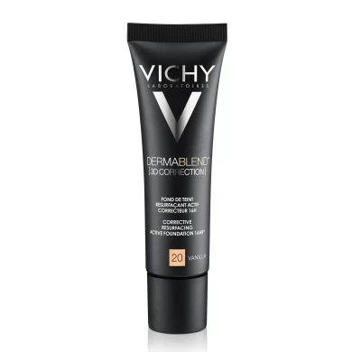 Vichy Dermablend 3D КОРЕКЦИЯ Коригиращ фон дьо тен 16ч 20 ванилия 30мл