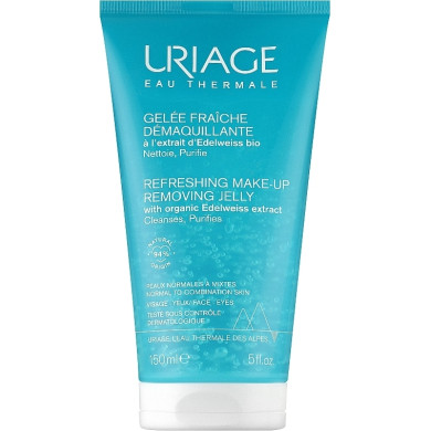 Uriage Refreshing Make-up Removing Jelly Освежаващ Почистващ Гел за Лице и очи 150 мл