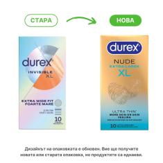 Durex Nude XL Презервативи x10 броя