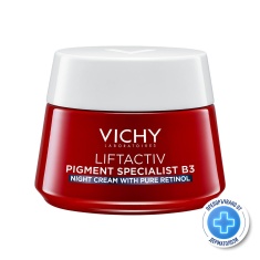 Vichy Liftactiv B3 Anti-Dark Spots Нощен крем против хиперпигментни петна с чист ретинол 50 ml